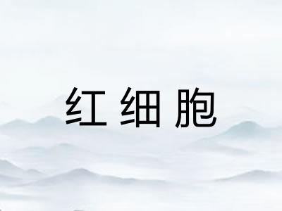 红细胞