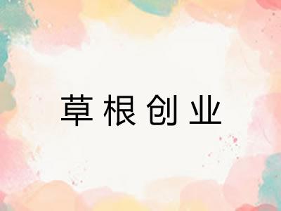 草根创业