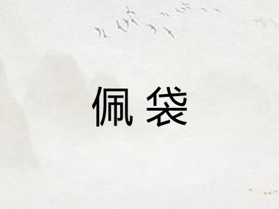 佩袋