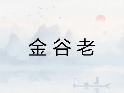 金谷老