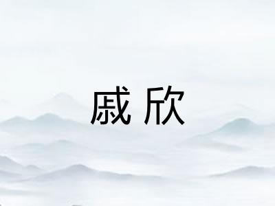 戚欣