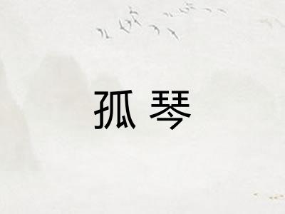 孤琴