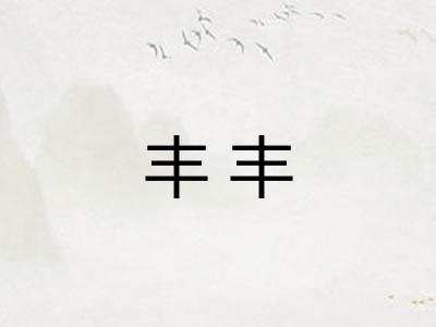 丰丰