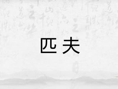 匹夫