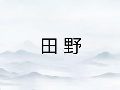 田野