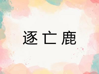 逐亡鹿
