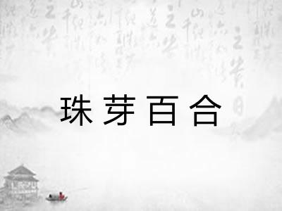 珠芽百合