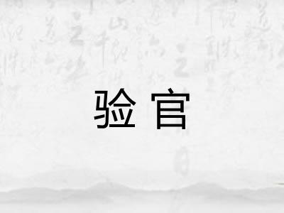 验官