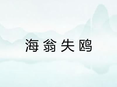 海翁失鸥
