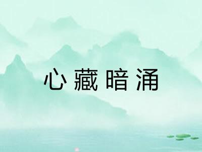 心藏暗涌