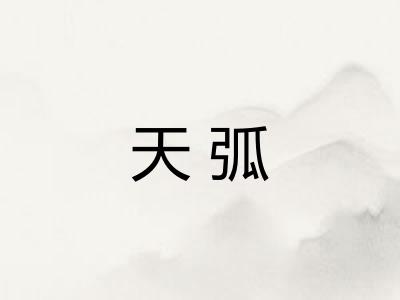 天弧