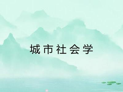 城市社会学