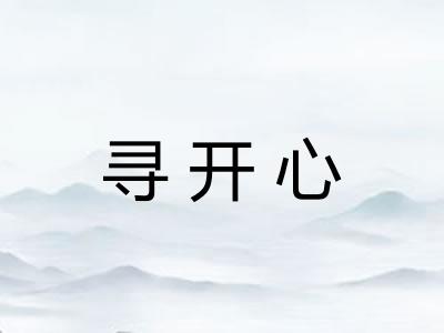 寻开心