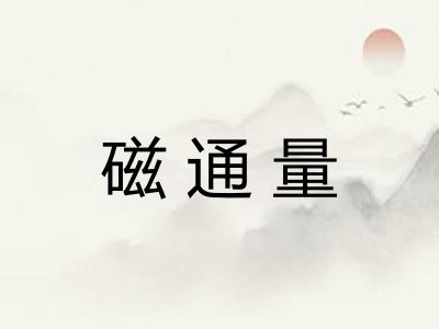 磁通量