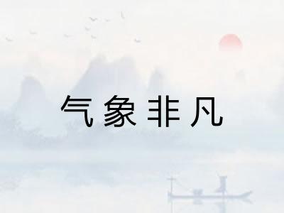 气象非凡