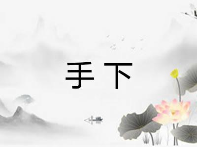 手下