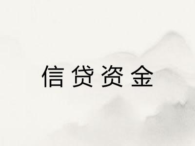 信贷资金
