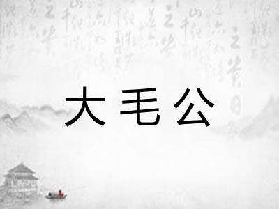 大毛公