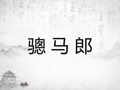 骢马郎