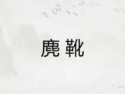 麂靴