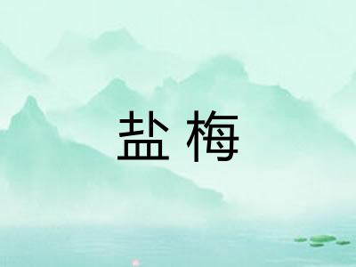 盐梅