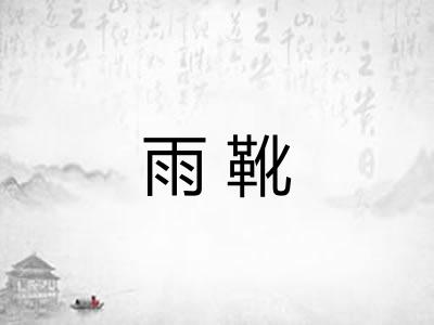 雨靴