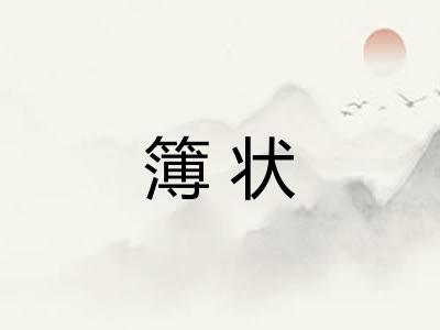 簿状