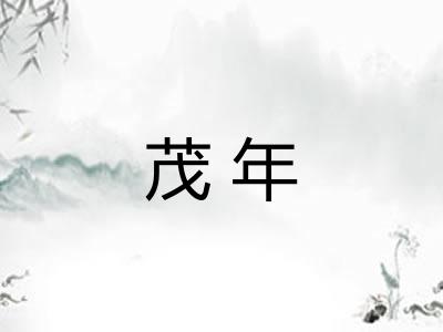茂年