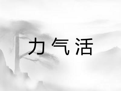 力气活