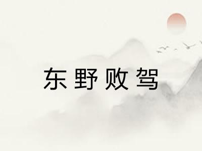 东野败驾