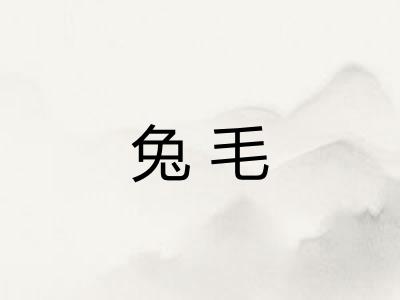 兔毛