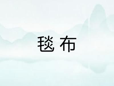 毯布