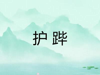 护跸