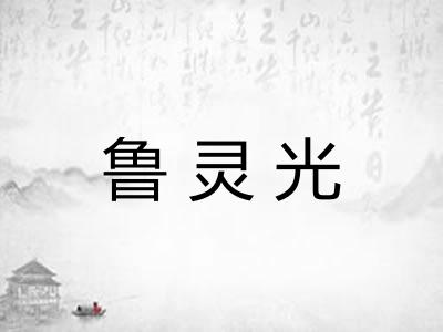 鲁灵光