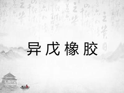 异戊橡胶