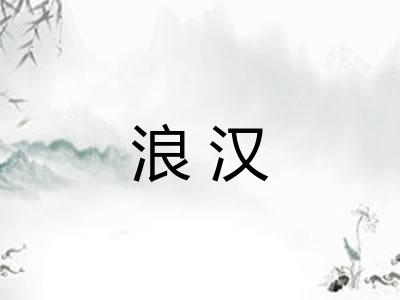 浪汉