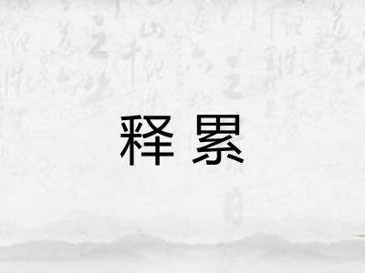 释累