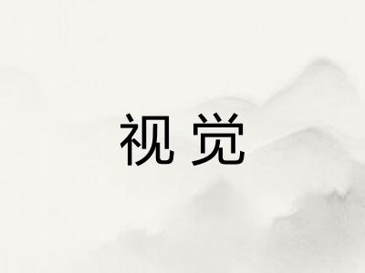 视觉
