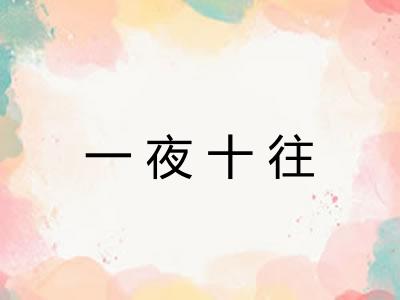 一夜十往