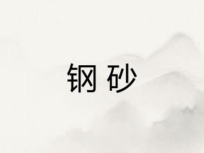 钢砂