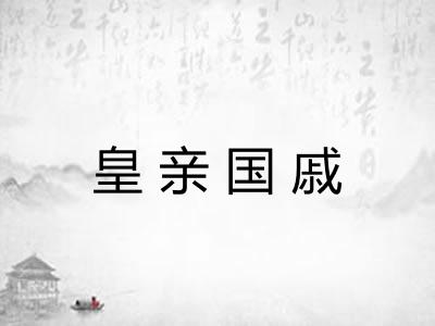皇亲国戚