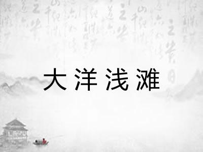 大洋浅滩