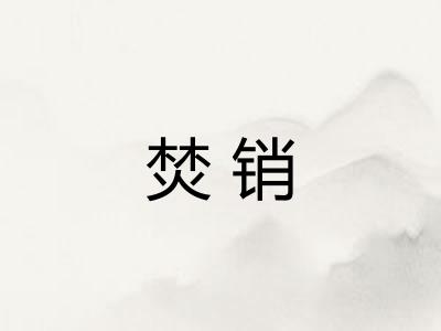 焚销