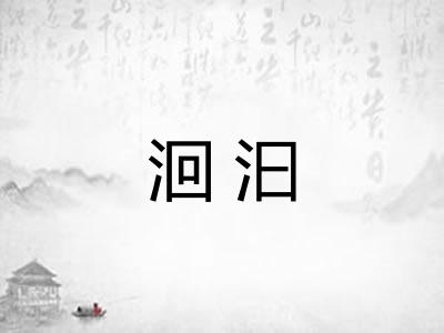 洄汩