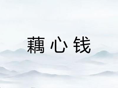藕心钱