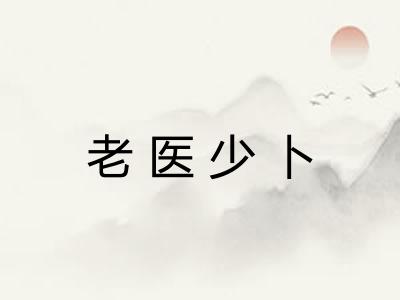 老医少卜