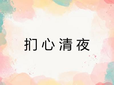 扪心清夜