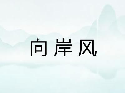 向岸风