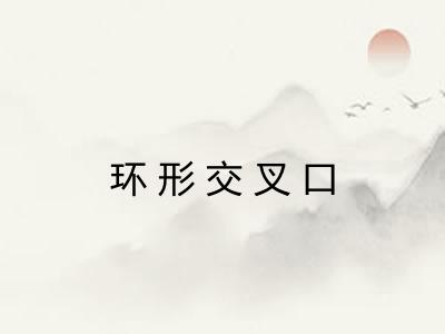 环形交叉口