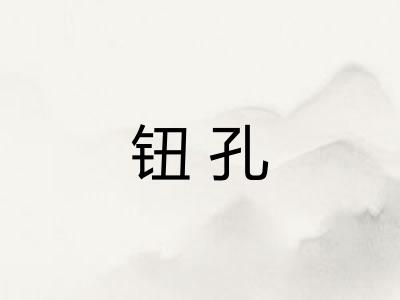 钮孔